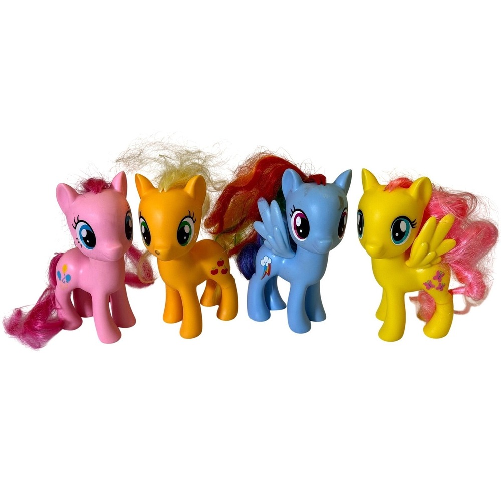 My Little Pony G4 Lot 8 Hasbro 3.25in Figures Rainbow Dash Pinkie Pie Rarity